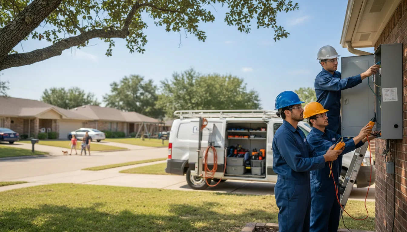 Certified electrician providing emergency electrical services in La Belle, PA